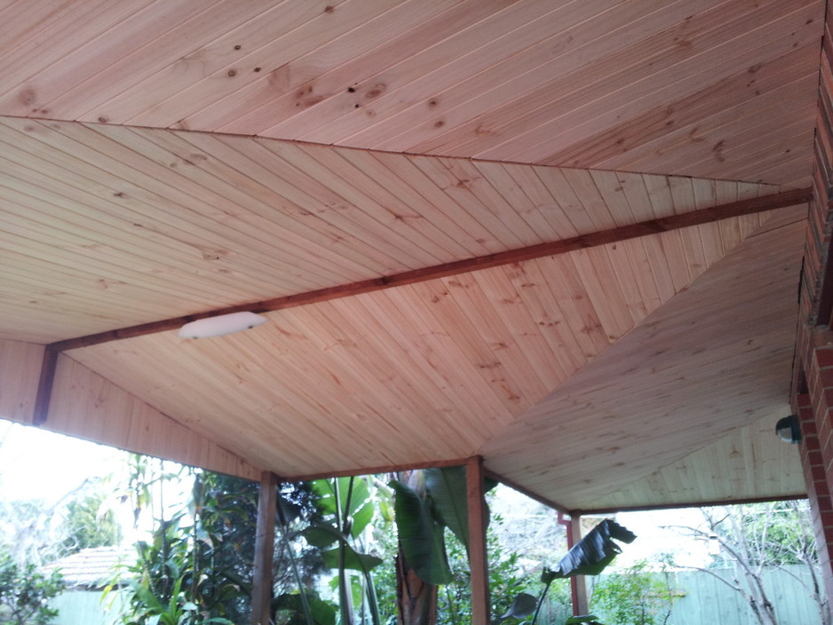 NDL Group property and maintenance Pic 1 - Celling lined with Pine Lining Boards