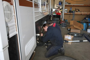 South Coast Auto Repairs Pic 5 - Servicing Caravan wheels ready for a big trip