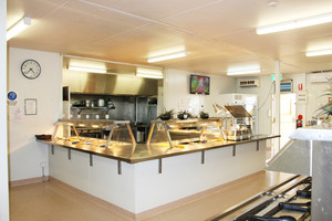 Port Tourist Park Pic 4 - Buffet counter at The Landing restaurant Port Tourist Park South Hedland