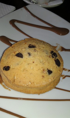 Max Brenner Chocolate Bar Pic 3 - choc chip cookies one warm melted chocolate