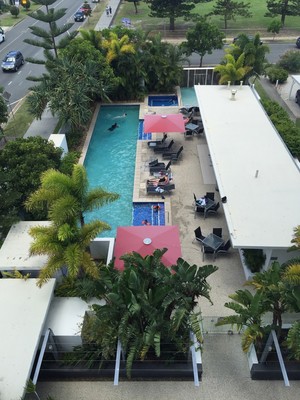 Ocean Pacific Resort Pic 4 - Pool spa bbq area