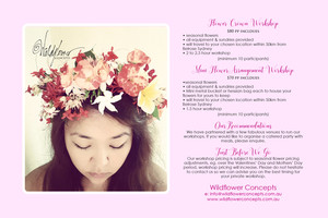 Wildflower Concepts Pic 3 - Sydney flower crown workshops