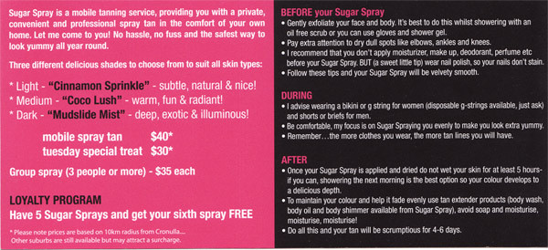 Sugar Spray Pic 1 - 