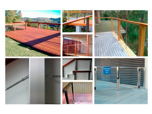 Stainless Cabling Systems Pty Ltd Pic 2 - Timber post balustrade steel cable system