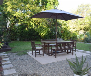 South Pacific BnB Clifton Beach Pic 4 - Al Fresco dining area