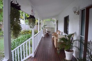 South Pacific BnB Clifton Beach Pic 5 - Front Veranda