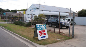 Scuba Doctor Dive Shop Pic 4 - Offstreet parking plus boat drive through