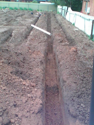 Ari's Excavations Pic 2 - House Footings Sewer