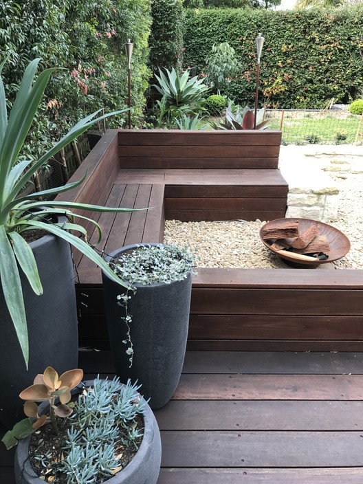 Nest Gardens Pic 1 - Fire pit and seating area upgrade Balgowlah Completed 2016