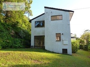 A Clean Approach House Washing Pic 3 - Before soft washing of house with heavy mould build up