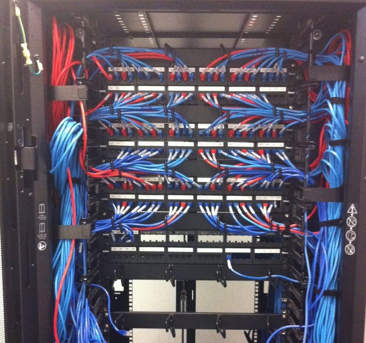 VASCOM Pic 1 - Recently completetd Panduit certified data installation Front view