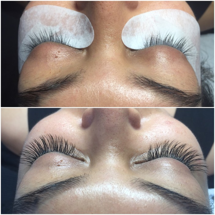 Get Lashed Pic 1 - Before and after full set of lashes