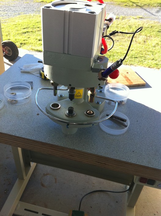 Murphy Sewing Machine Services Pty Ltd Pic 1 - Pneumatic Press for studs eyelets and rivets