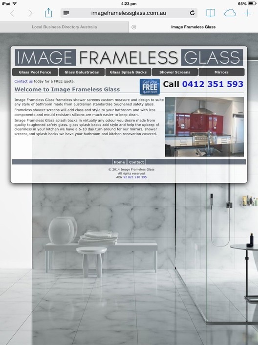 Image Frameless Glass Pic 1