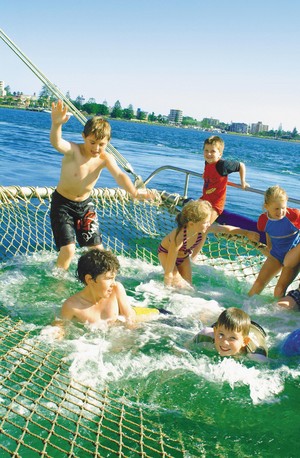 Port Macquarie River Cruises Pic 4 - Boom netting