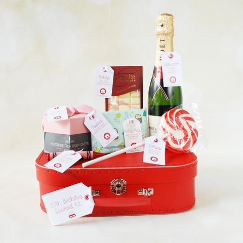 Kit-You-Not Gifts Pic 1 - 30th Birthday Survival Kit Gift Hamper