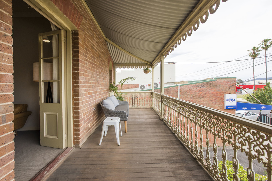 Peppertree Terraces Pic 1 - Balcony overlooking Mudgees skyline