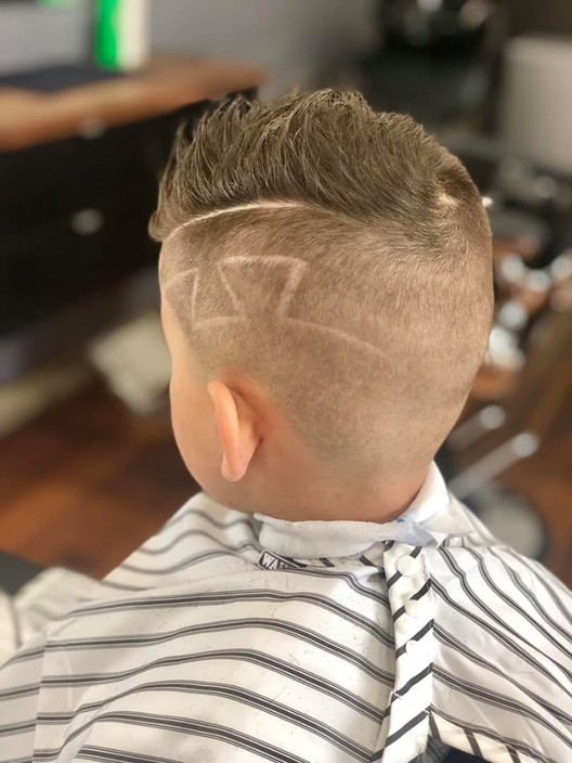 Maybem Barbers Pic 1 - Little Dude Haircut