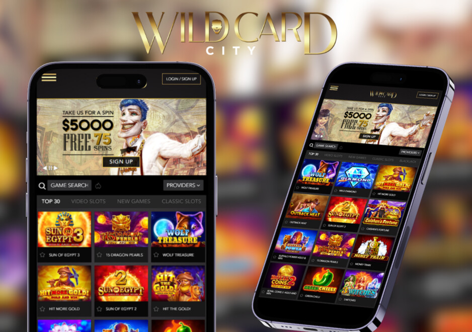 Wild Card City Casino Pic 1 - Wild Card City Mobile Gaming