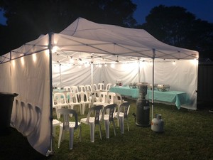 Event N Party Hire Pic 2 - Marquee 6x6 meter with lights