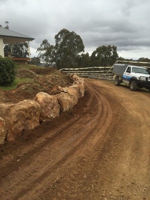 Irrigation Direct & LNC Earthworks Pic 5 - Rock wall