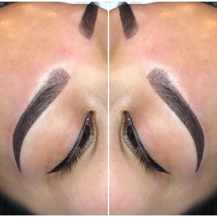 Tham Vo Hair and Makeup Pic 1 - Perfect brows with our signature TVO ShadesStrokes brow style