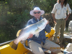 Ultimate Adventures Barramundi Fishing Pic 4 - Dave got a beauty