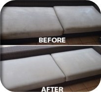 Dustfree Commercial Cleaning Pic 5 - Before After steam cleaning of upholstery by Dustfree Commercial Cleaning