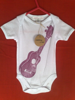 resisting a rest Pic 3 - Kiss the Ukulele Baby Onesie