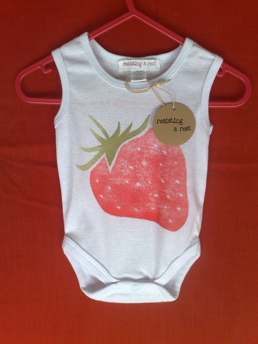 resisting a rest Pic 1 - strawberrilicious onesie