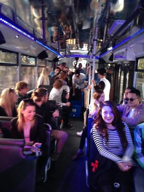 Party Rock Entertainment Pic 2 - WOW a mirrored ceiling on the Adelaide Party Bus