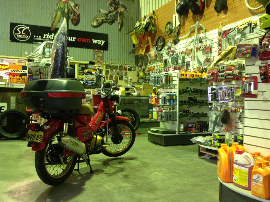 SC Moto Pic 1 - great range of products and custom work done in house