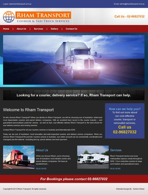 TechnoWeber.com.au Pic 3 - Rham Transport Couriers Freight Distribution