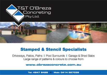 T & T O'Breza Concreting Pty Ltd Pic 1 - Download our flyer