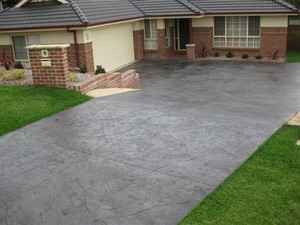 T & T O'Breza Concreting Pty Ltd Pic 4 - Stamped Pattern driveway Ceasar Stone by T T OBreza Concreting