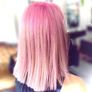 Birdie Hair Salon Pic 2 - Pink Hair Colour