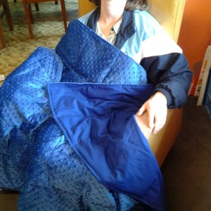 LaughLand Pic 2 - minky weighted blanket