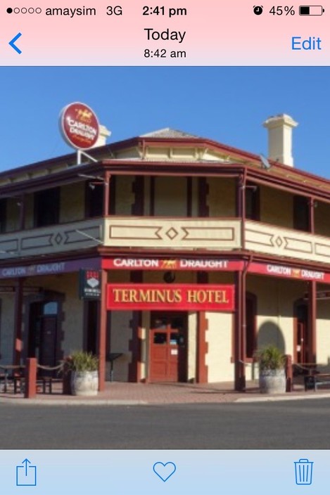 The Terminus Hotel Motel Pic 1 - My Favourite Hotel the one on the left Morgan SA