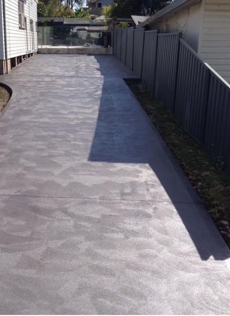 G&H Concreting Services Pic 1 - Charcoal driveway