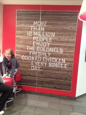 KFC Pic 5 - I like their decor