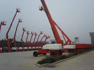 Sinoboom Australia Pic 4 - Articulating Boom Lift is widely used for plant installation and maintenance warehouse installation venue construction and maintenance construction engineering ect