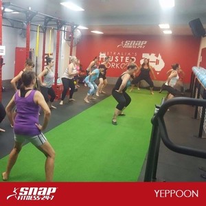 Snap Fitness Pic 3 - Booty Buster class ladies putting in a great effort