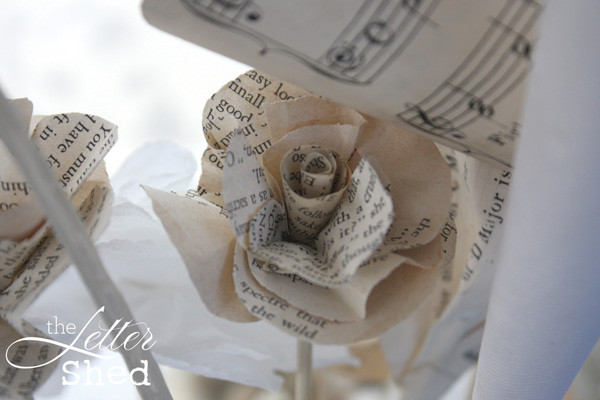 The Letter Shed Pic 1 - Vintage hand crafted paper decorations