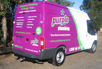 Purple Plumbing Pic 2 - All Our Vans Are Fully Equipped