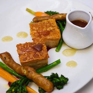 A La Bouffe Bar & Bistro Pic 5 - Slow Cook Pork Belly