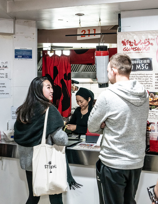 Gumshara Ramen Pic 1 - Customers at the Counter