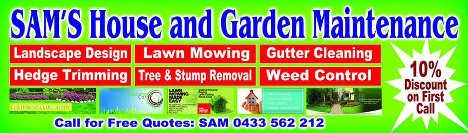 SAM'S Home and Garden Maintenance Pic 1