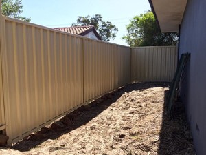 Perth Fence Pic 4 - Colorbond fencing installed in Lesmurdie