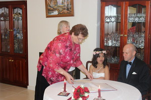 Access Civil Ceremonies Pic 5 - John and Cris had an intimate ceremony at my home in Pakenham