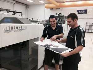 Scott Print Pic 2 - Offset printers Ricky and Nigel